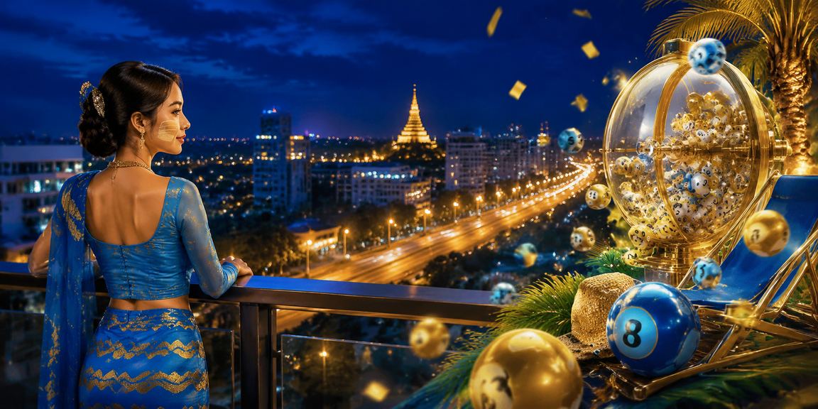 နေပြည်တော်၌ မြန်မာရိုးရာ ၂လုံး၃လုံးထီကစားသူများ